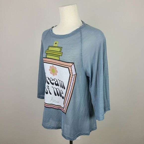 𝅺Wildfox Dream of Me 3/4 Sleeve Oversize T-Shirt XS - Picture 6 of 16